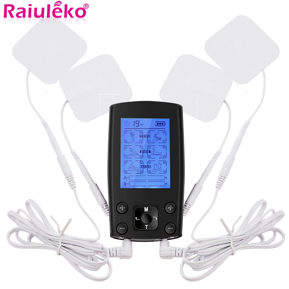 Electric Muscle Stimulator TENS Machine Physiotherapy Microcurrent Massager Low Frequency Therapy Device Pain Relief Health Care