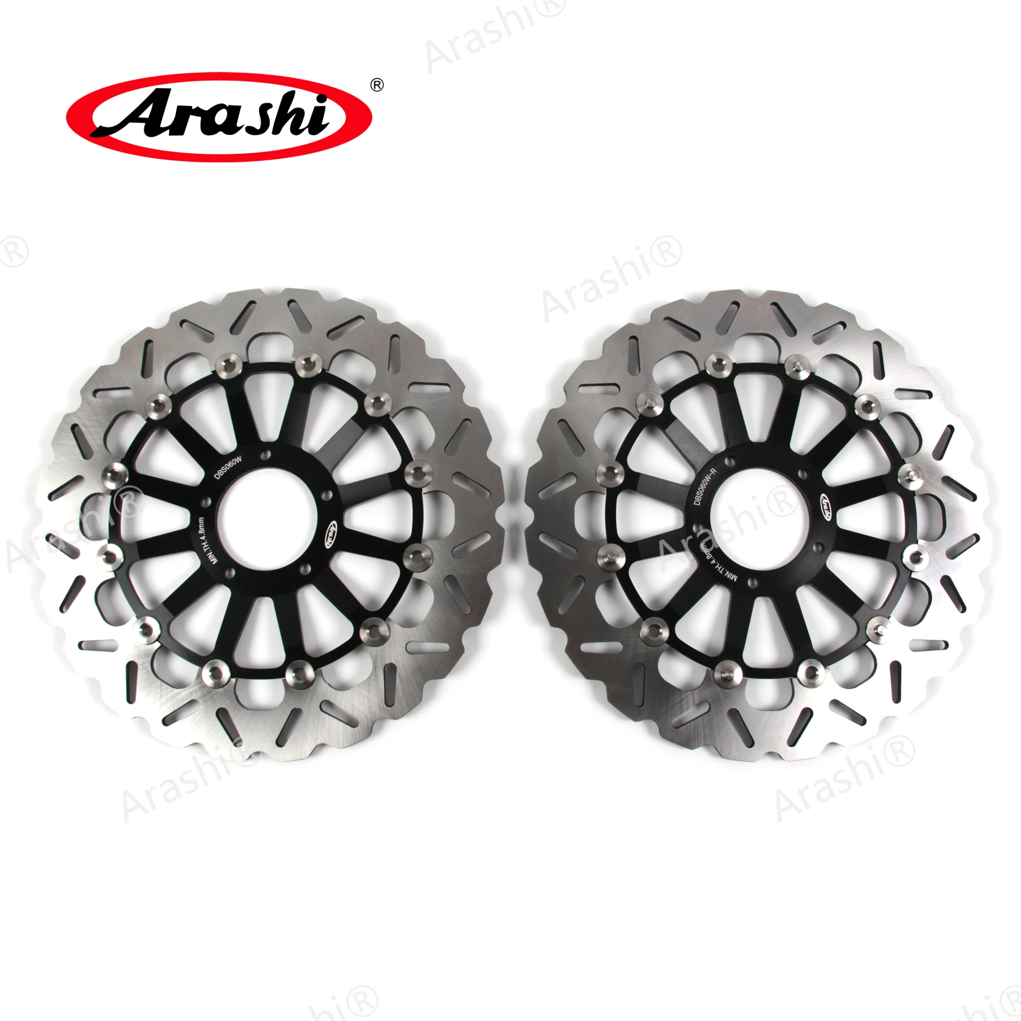 ARASHI 2PCS Front Brake Disc For DUCATI DESMOSEDICI RR 1000 2008 2009 CNC Brake Disks Rotors 1000RR 1098S 1100 2007 2008