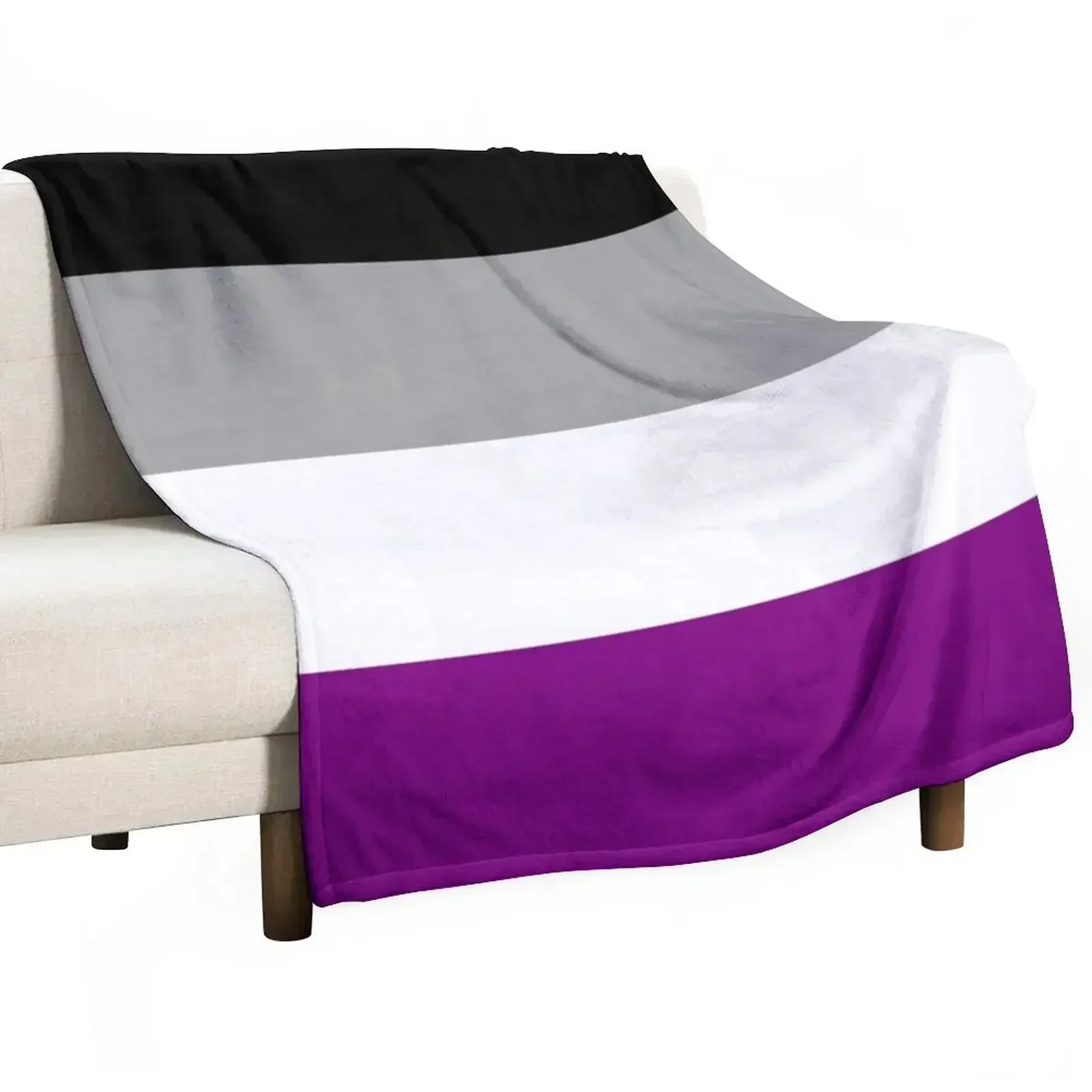 

Seamless Repeating Asexual Pride Flag Pattern Throw Blanket for winter Sofas Sofa Quilt Summer Blankets