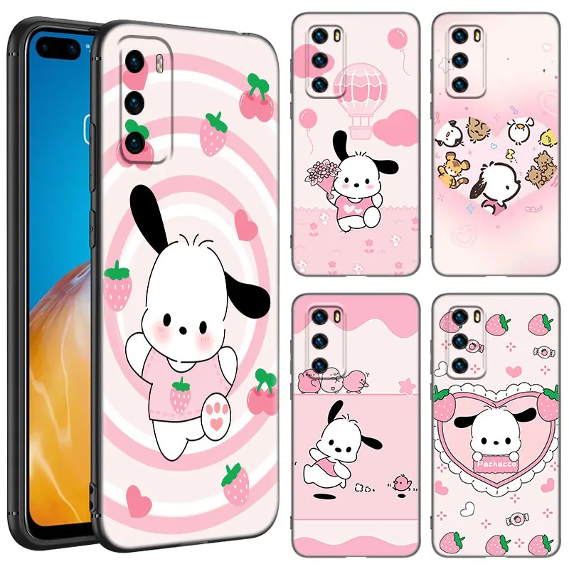 Cute Kitty Pochacco Phone Case For Huawei Pura 70 Ultra P20 P30 P40 Lite P60 Art P50 Pro P50E P Smart 2018 2019 2020 2021