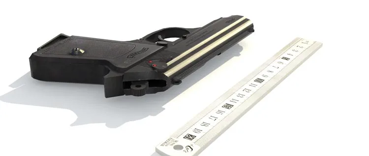 Pistola modello di carta 3D 007 pistole PPK giocattolo fai da te fatto a mano