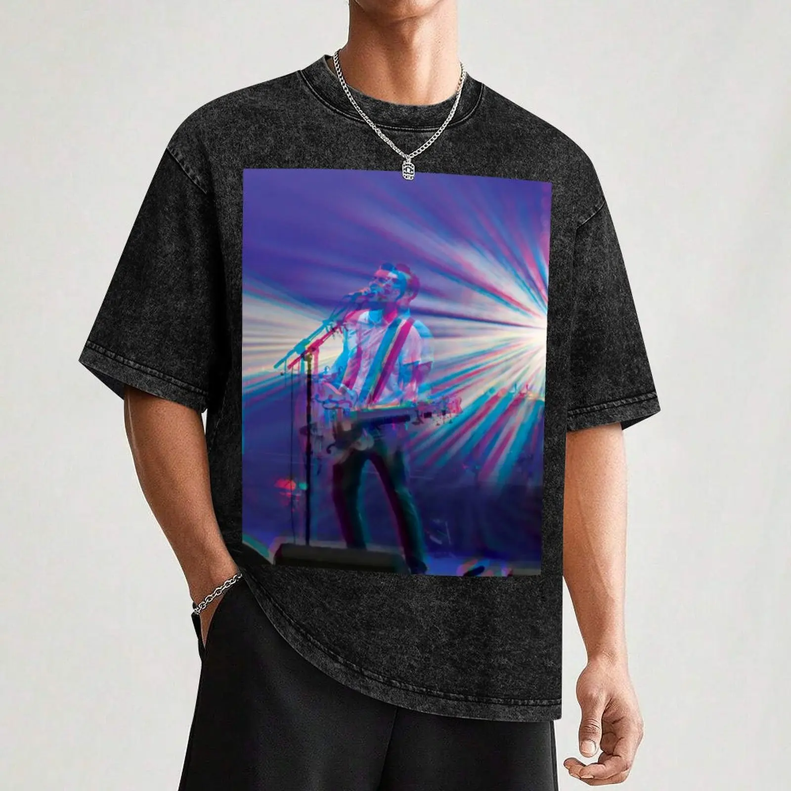 Liam Fray, Courteeners 3D style T-Shirt Basic Casual Short Sleeve Cotton Shirt