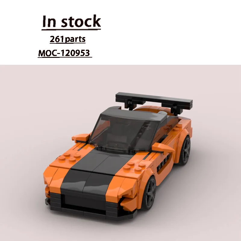 

MOC-120953 Classic New Iconic Sports Supercar Building Blocks Model, 261 Parts, Birthday Gift Toy for Boys and Children
