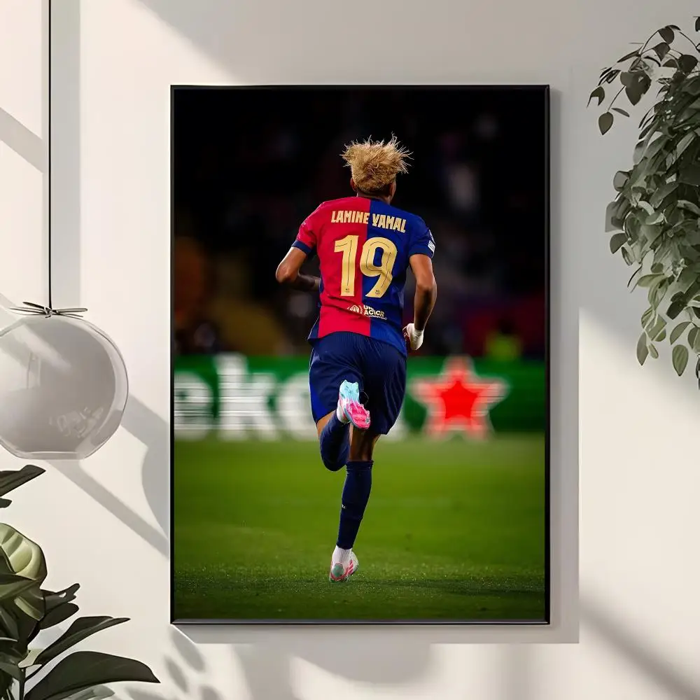 Athlete Portrait L-Lamine Yamal Poster  Classic Home Interior Design & Modern Wall Decor Art Collection