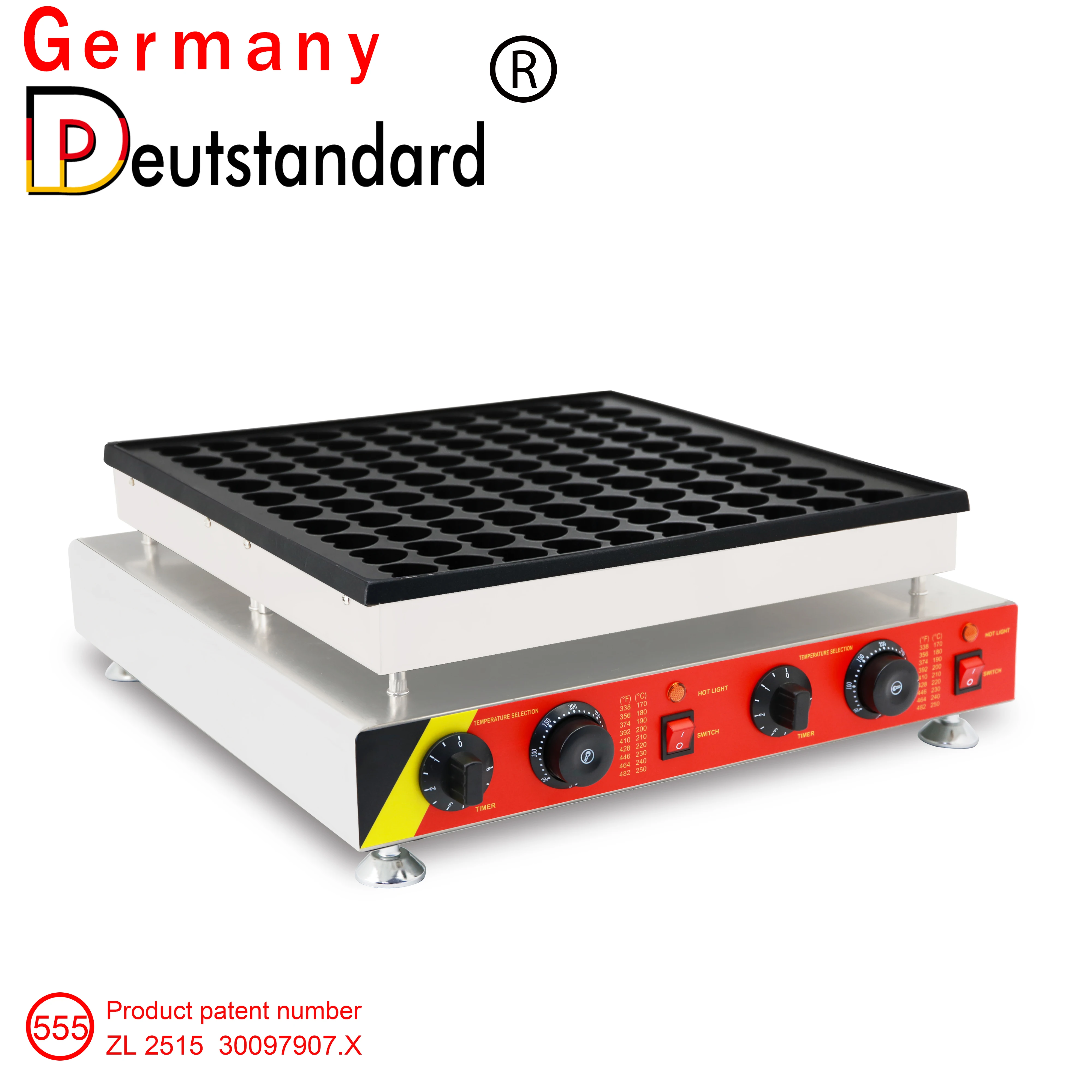 Elektryczne urządzenia do robienia poffertjesów i naleśników z 100 otworami, maszyny piekarnicze, grill do gofrów