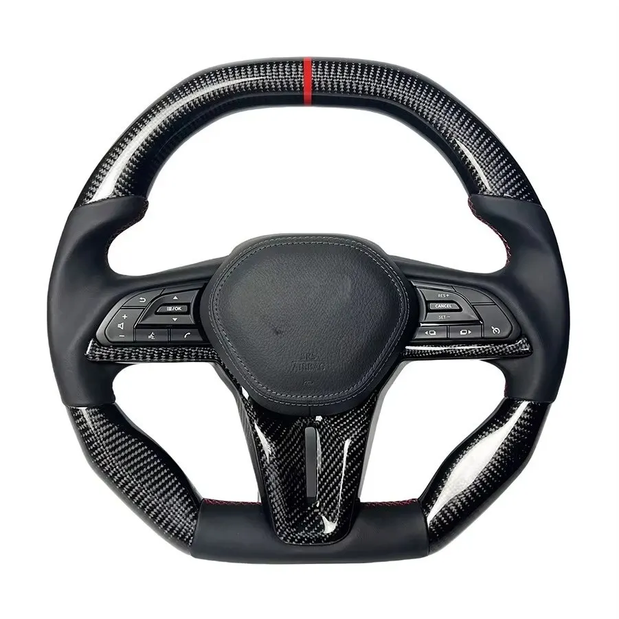 Old Car Non-destructive Upgrade New Carbon Fiber Leather Steering Wheel Suitable for  R35 Support Personalized Customization