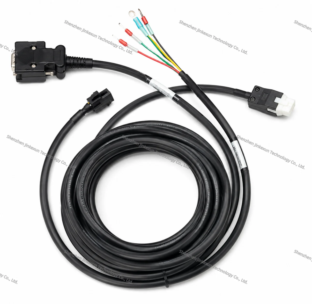 Kabel zasilający serwomotor, przewód zasilający kontrolera, wiązka przewodów serwonapędu kompatybilna z systemem serwomechanizmów Delta.