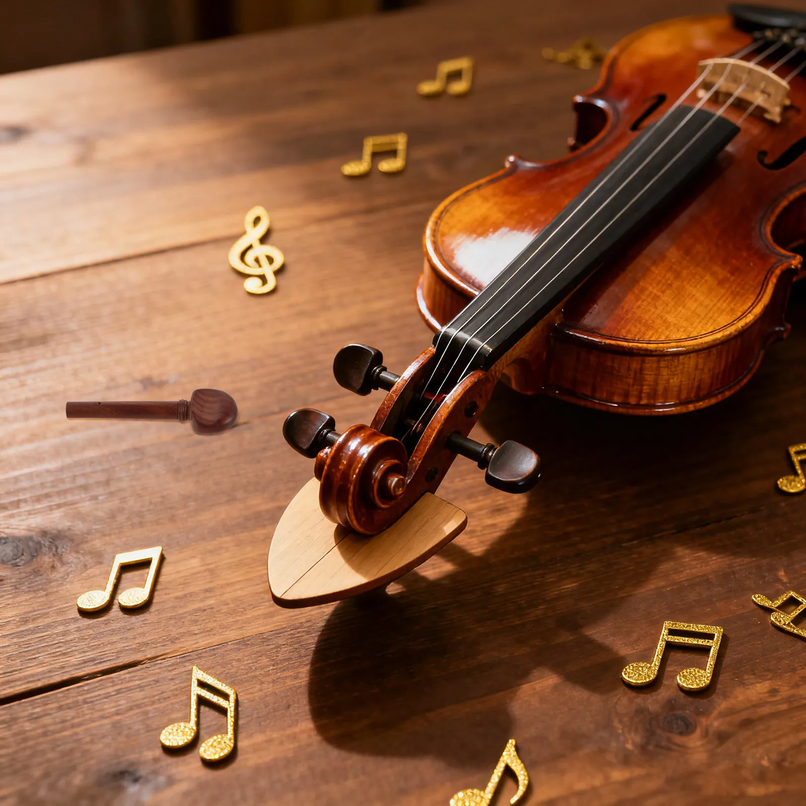 

4 шт. колки для скрипки из палисандра, улучшенные для стабильности настройки, профессиональные сменные аксессуары для акустической скрипки, для студентов