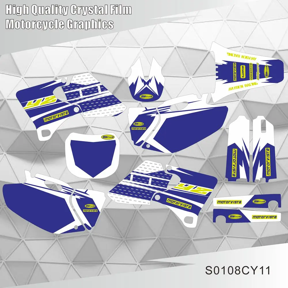 For YAMAHA YZ250F YZ400F YZ426F YZF 250 400 426 1999 2000 2001 2002 Graphics Decals Stickers Motorcycle Background Custom