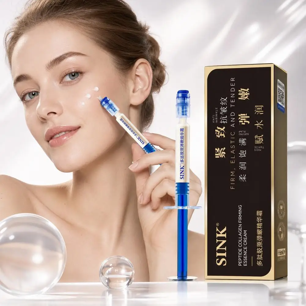 1/3/5/10pcs 5ml Brand Polypeptide Collagen Tender Essence Cream Reduces Fine Lines Anti Aging Serum Skin Care Firming Smooth