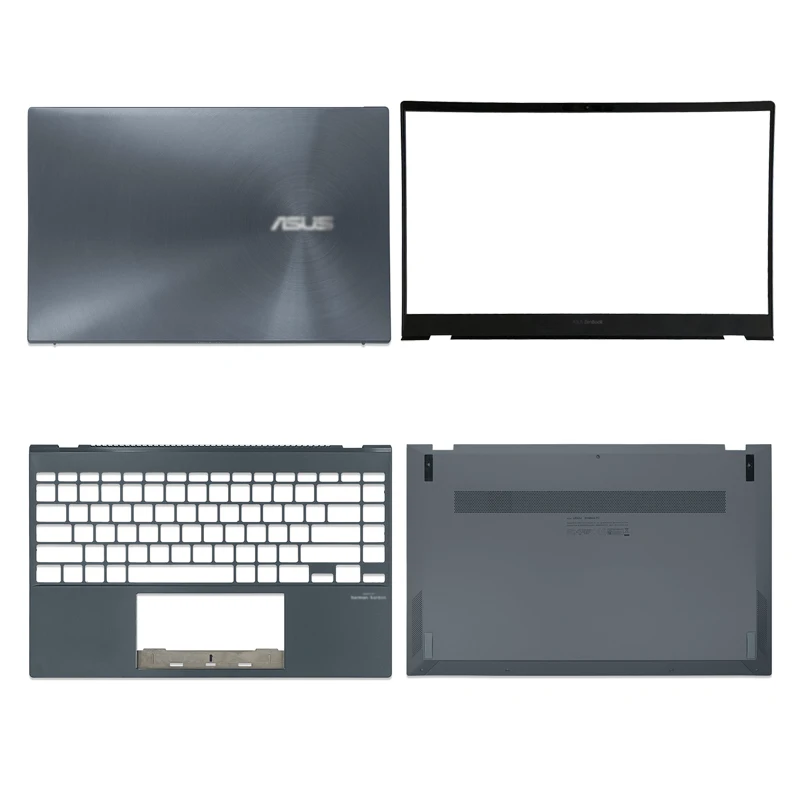 NEW Laptops Case LCD Back Cover/Front Bezel/Palmrest/Bottom Case For ASUS ZenBook 14 U4700J UX425 UX425J UX425JA Silver Grey