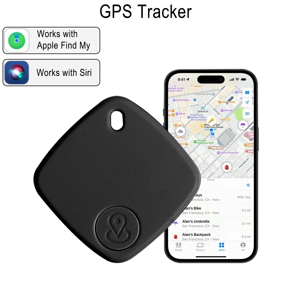 جهاز تعقب GPS الذكي لمكافحة فقدان جهاز تذكير لاسلكي يعمل مع تطبيق Find My (iOS فقط) Pet Kids Finder لمفتاح تحديد موقع Iphone