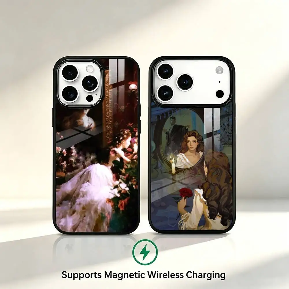 Classic Movie The Phantom of the Opera Phone Case For iPhone17,16,15,14,13,12Plus,Pro Compatible with magnetic wireless charging