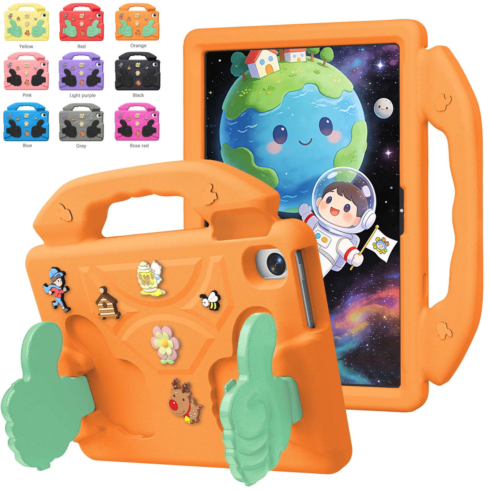 Kids Case for Xiaomi Redmi Pad 2 SE 9.7 inch 2026 Poco Pad C1 EVA Stand Handle Kickstand Tablet Cover for Redmi Pad 2 9.7