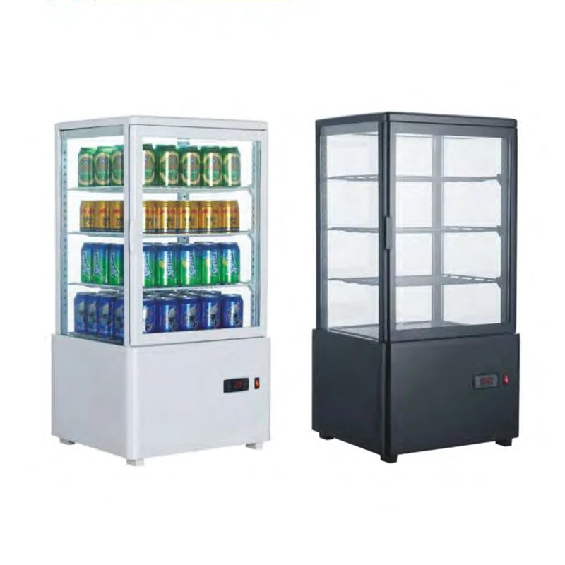 

Vertical large-capacity glass door beverage freezer for commercial use XC-68L