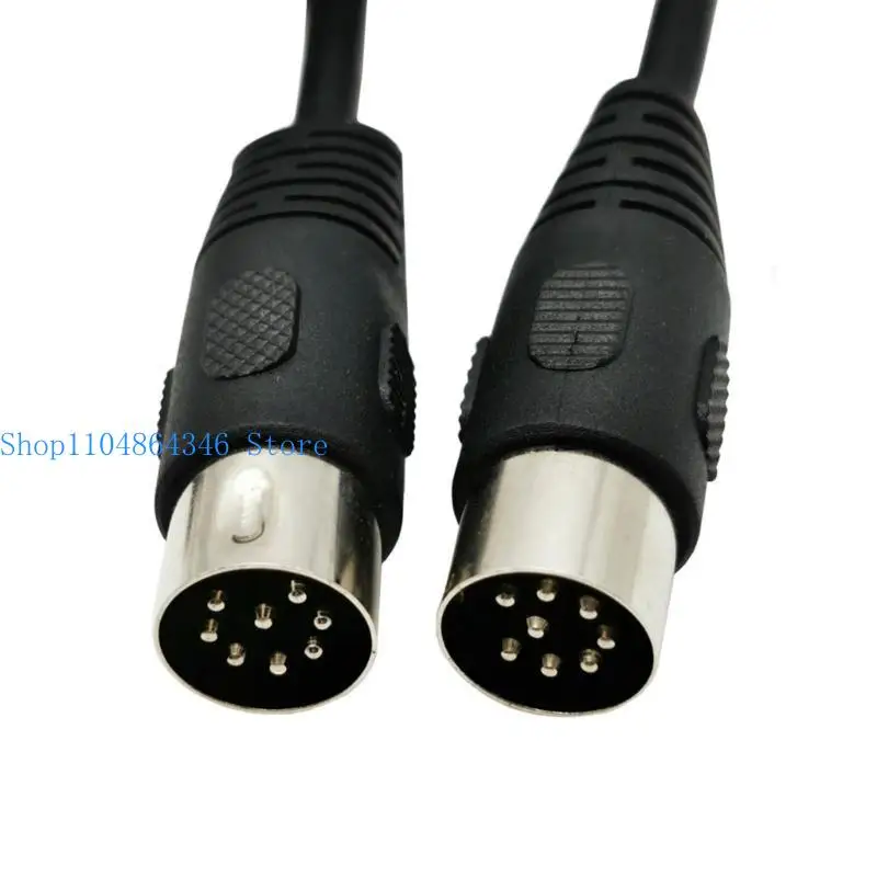 652F 8 Pin DIN Cable Male to Male Extension Cable for Sound and Video Connection
