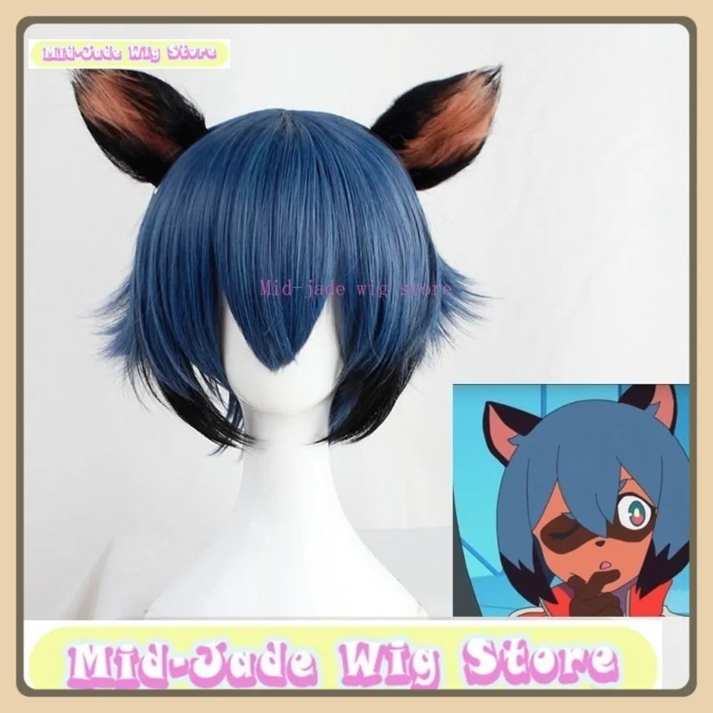 影森美鈴 コスプレウィッグ アニメ ゲーム ロールプレイング ハロウィン パーティー パフォーマンス 人工毛 ミッドジェイドウィッグストア