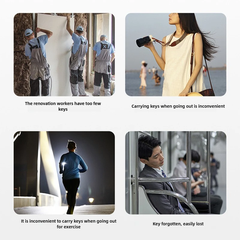 صندوق مفاتيح بكلمة مرور التجديد، مثبت على الحائط، صندوق ثقب الباب المضاد للسرقة، قفل مجموعة المشروع #3