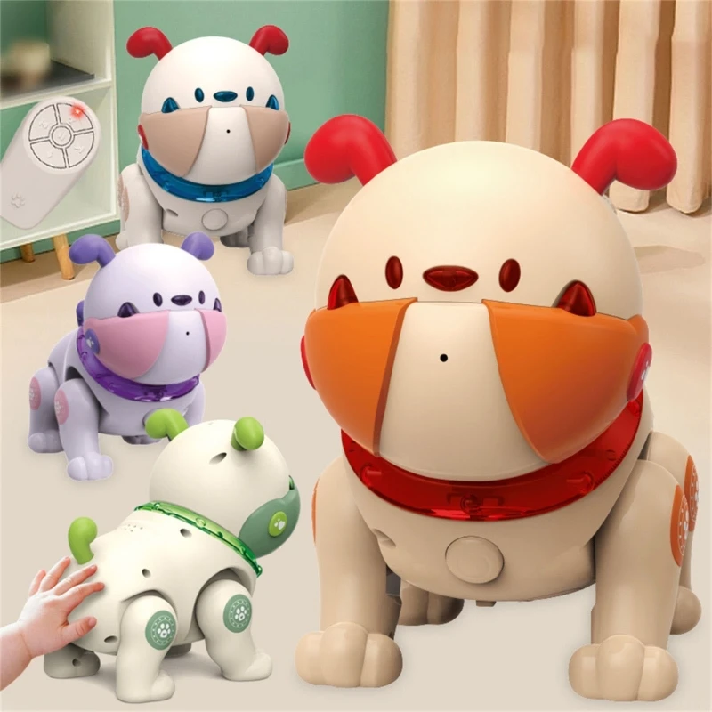 16.5cm Cartoon Puppy Kids Fun Electronic Pets Interactive Toy Dancing Sound Recording Animal Robot Music Educational