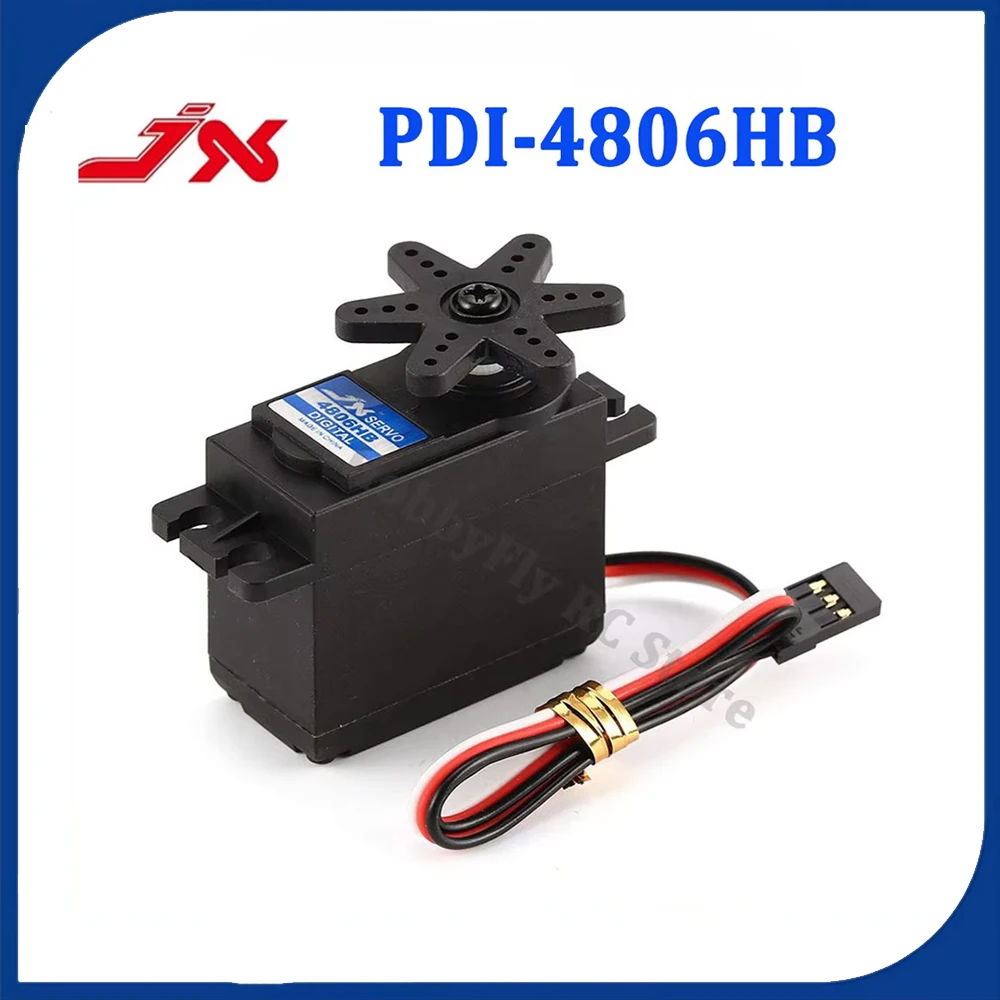 HawkSpeed PDI-4806HB 6.21kg Plastic Gear Digital Servo Motor for 1/10 1/8 RC Car Boat Fixed Wing Truck Buggy Helicopter