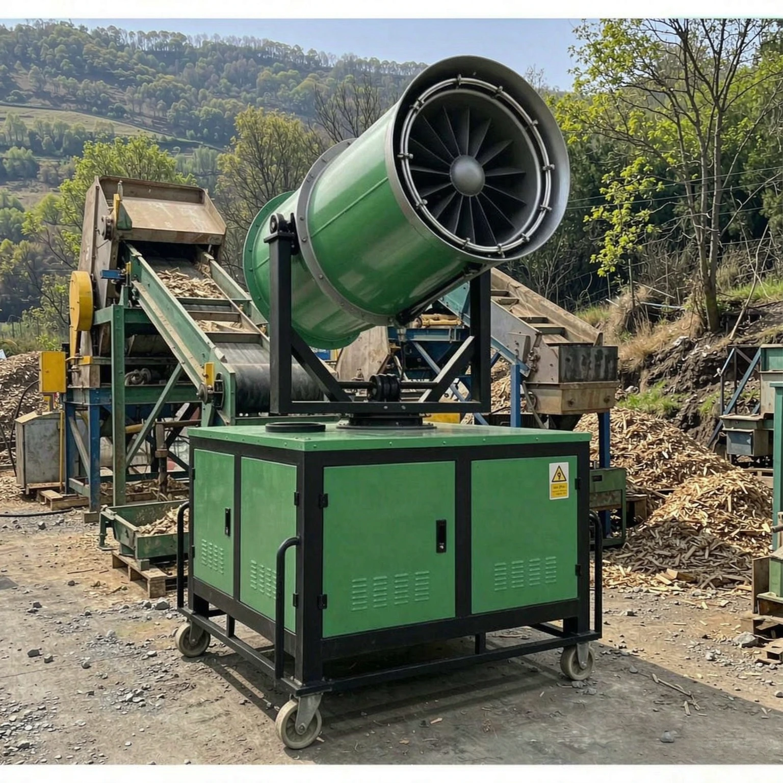 Environmental Dust Control Vehicle Mounted Fog Cannon Machine for Municipal Road Dust Suppression Cooling Mist Cannon Machine