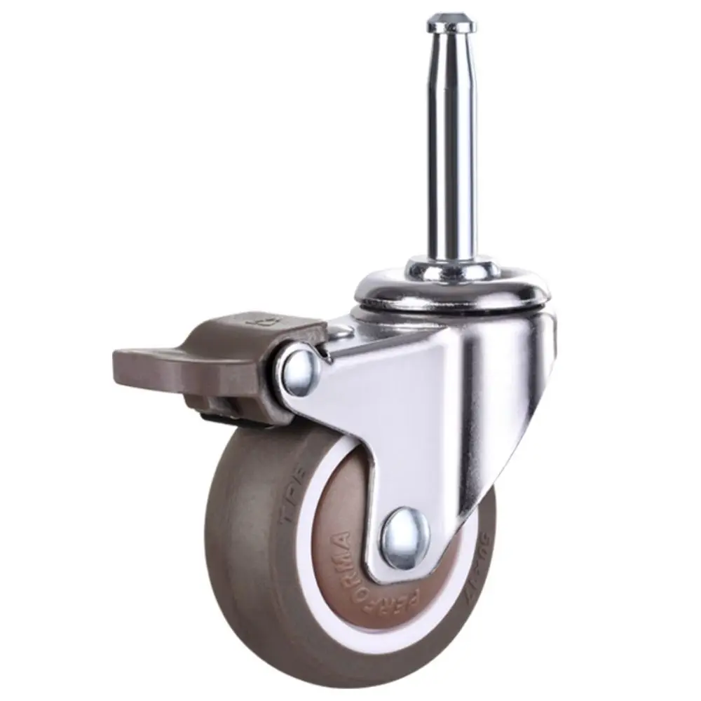 New ABS Caster Rubber Cap Mute Replacement Trolley Case Wheels Rubber Suitcase Wheel Parts Caster Inserts Sleeves