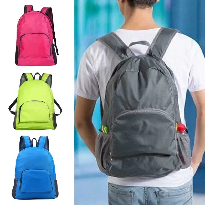 Foldable Backpack Camping Hiking Ultralight Folding Travel Daypack Bag 2024 Outdoor Mountaineering Sports Daypack for Men Women