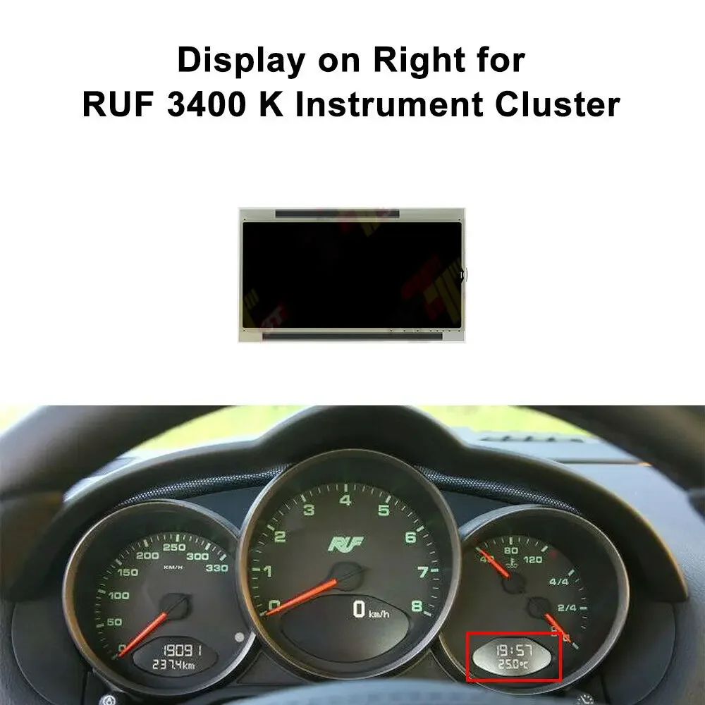 Dashboard Display Screen Left Right for Porsche 911 (997) Cayman (987) Boxster (987) Instrument Cluster LCD Pixel Repair