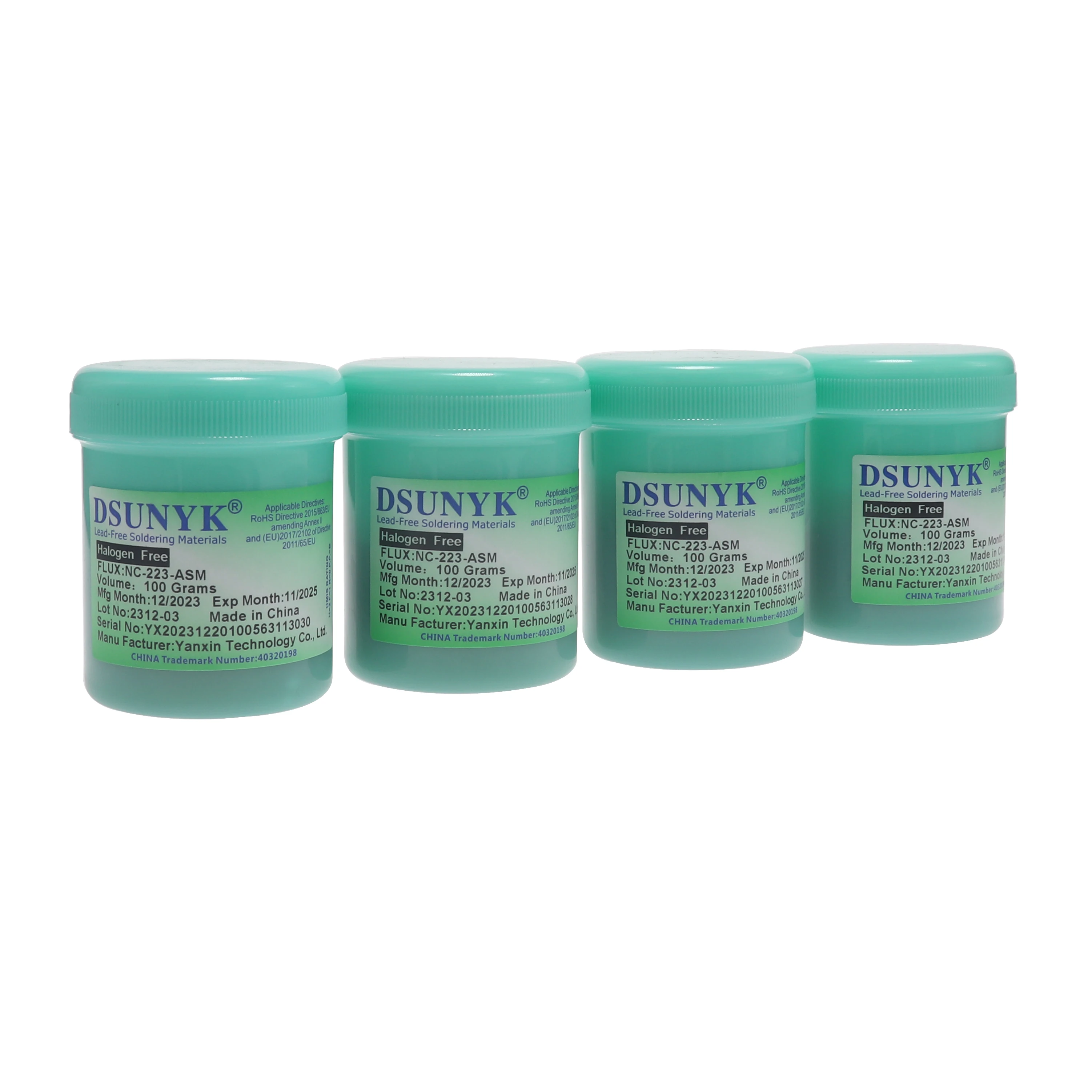 100% Original DSUNYK NC-223-ASM 218 Flux Solder Paste 100G Soldering Flux Paste Bga Smd Soldering Supplies Flux for Soldering