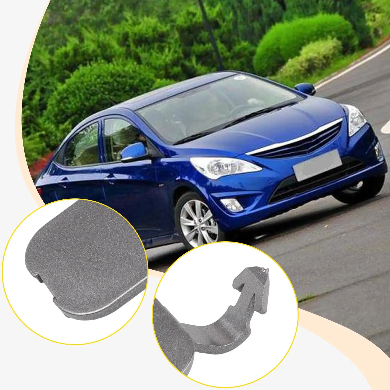 

Car Door Armrest Screw Cover Sturdy Replacement Part Vehicle Accessories for Solaris 2010-2016 for 827700U000S4, 827701R000