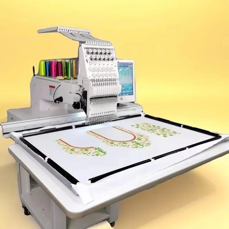 Automatic Embroidery Machine For Clothing Decoration Computerized Multi Needle Sewing Equipment