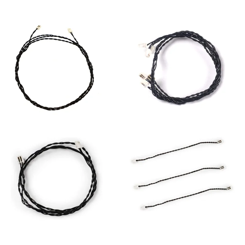 LYBMTWF 5 uds 0,8 Mm Cable de conexión de 2 pines accesorios DIY para Kit de luz Led Compatible con modelo de bloques de construcción