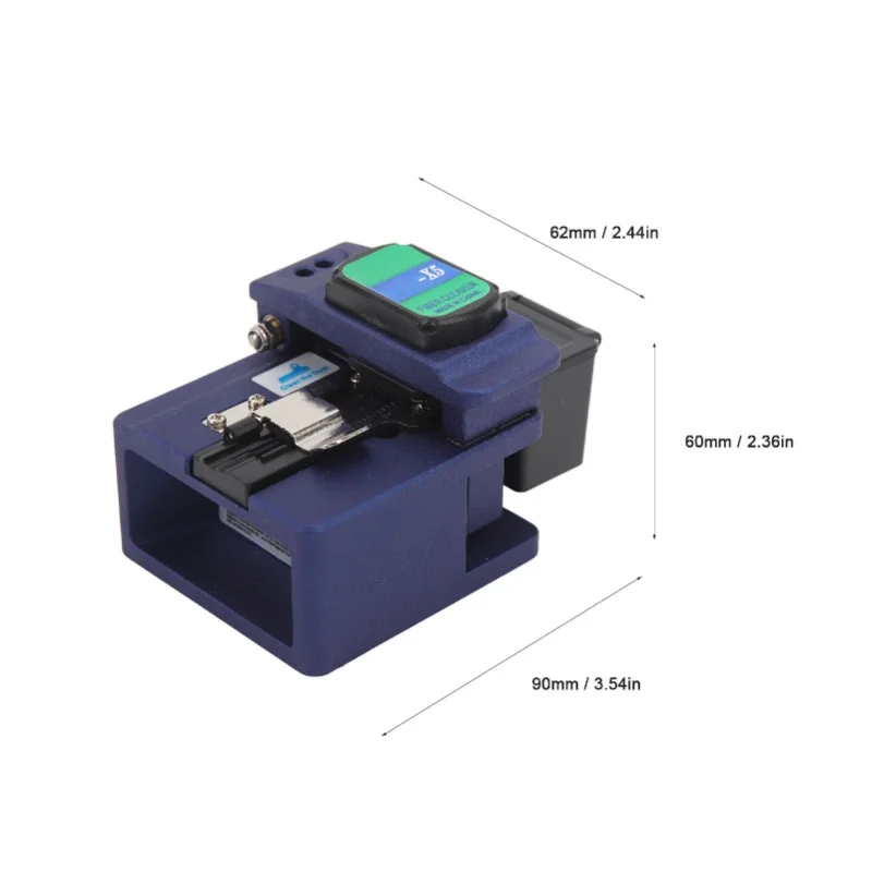 Optical Fiber Cleaver High Accuracy Automatic Return Fiber Cutter Cold Connection Hot Melting Blue