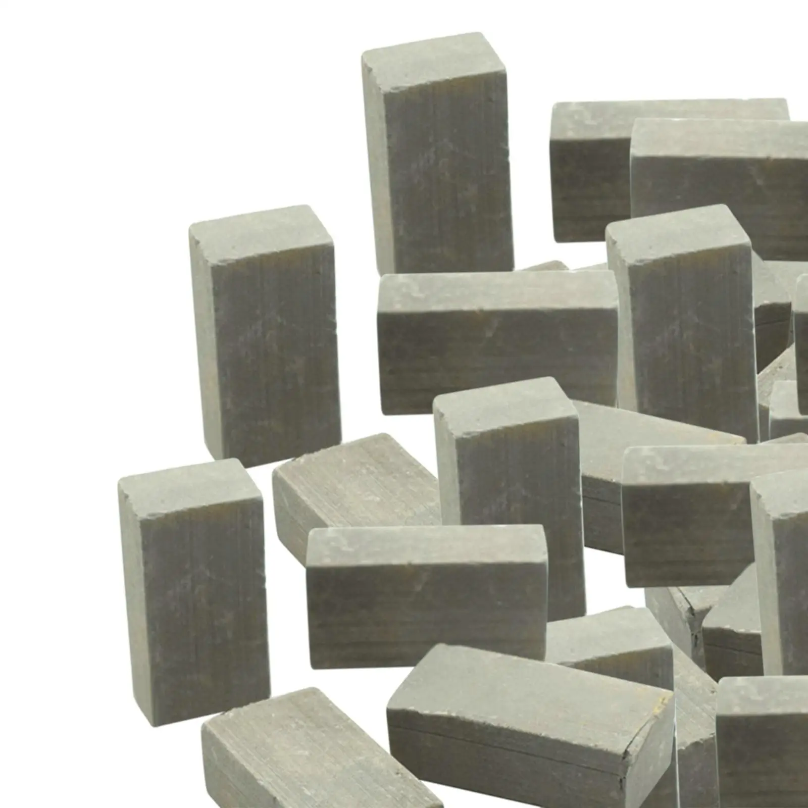 Mini Bricks Roof Tiles Dollhouse Decor DIY Decor for Scenery Building Accs 50pcs blue bricks