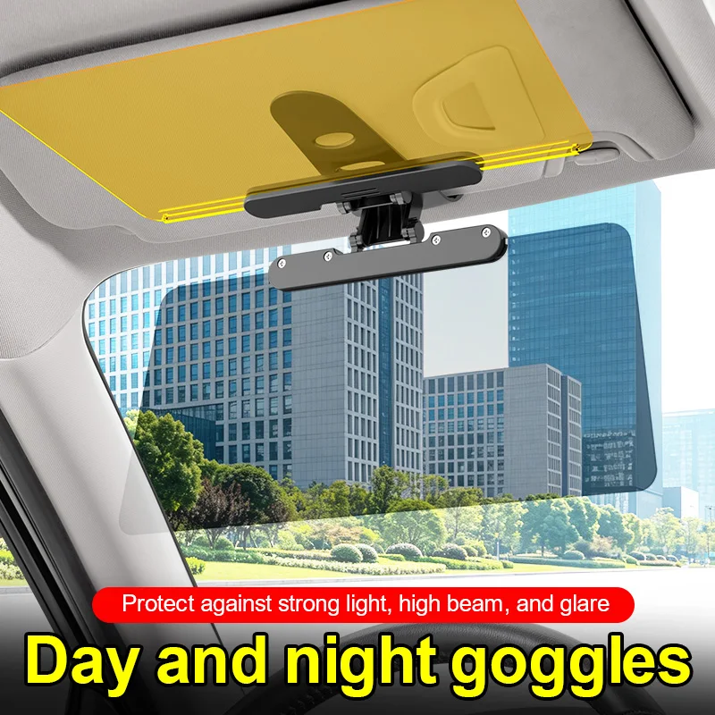 Multi-Functional Car Sunshade for Day and Night Use, Original Car Retrofit Sunshade, Reduces Glare from Strong Lights and High B