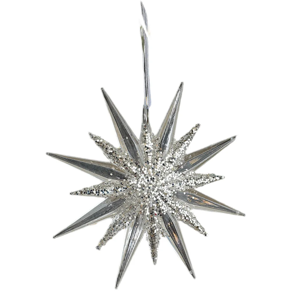 

Christmas Acrylic Pendant Ornaments Set Featuring For CRYSTAL Clear Material with Star Tree and Mixed Holiday Decorative Figures