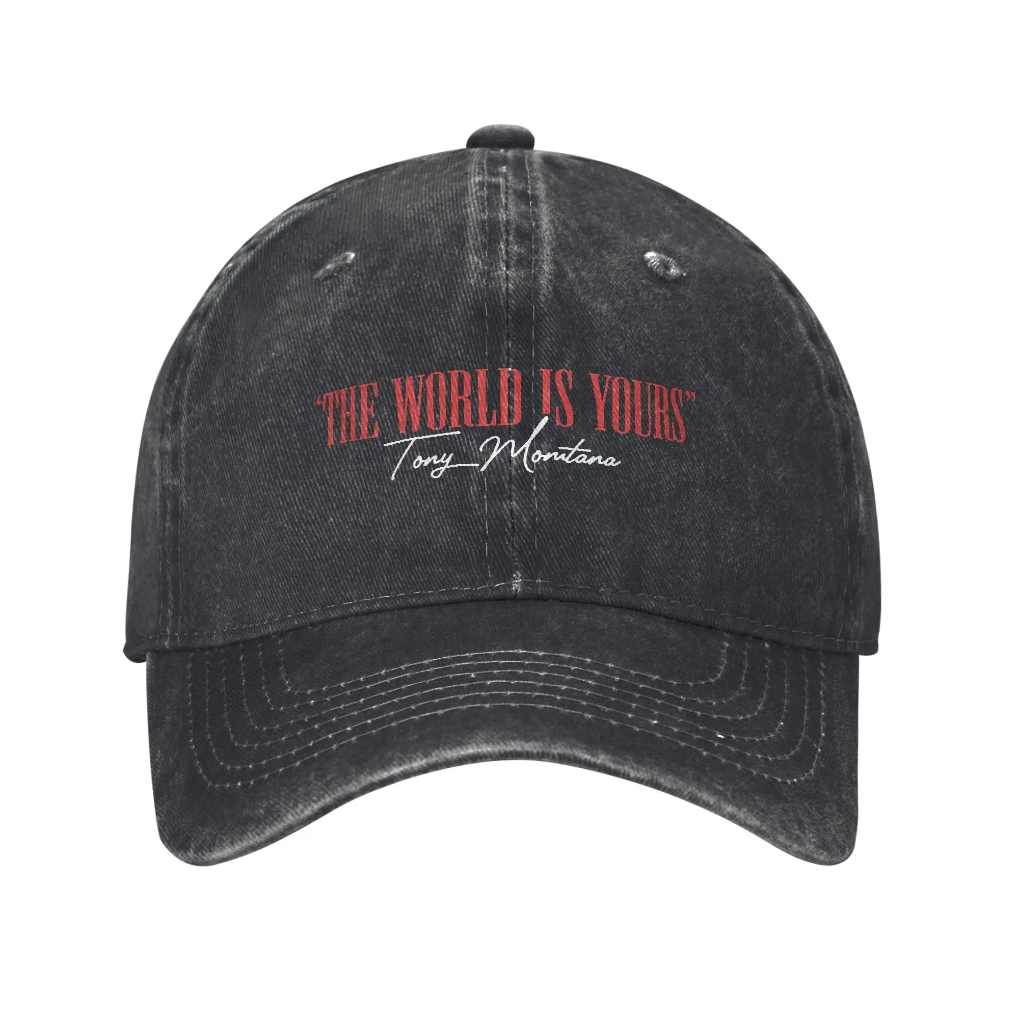

Scarface Tony Montana Men Women Baseball Caps Distressed Washed Caps Hat Casual Outdoor Summer Unstructured Soft Headwear