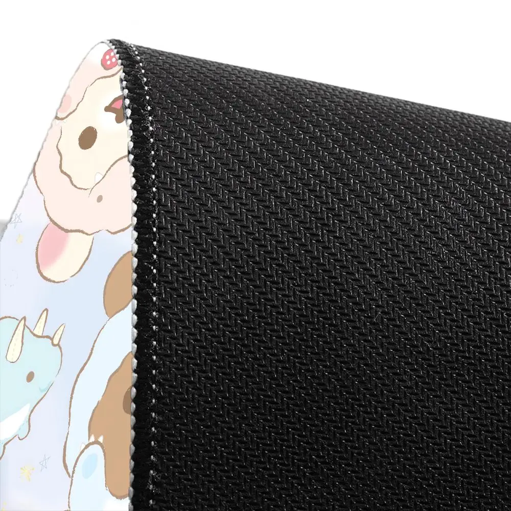 Kawaii Game Rubber Mat Cute Mousepad Non-slip Table Mat Anime Pink Rilakkuma Office Computer Accessories Speed Desktop Mouse Pad