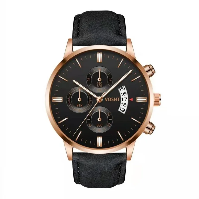 Reloj de pulsera de cuarzo para hombre y mujer, cronógrafo con fecha, resistente al agua, de lujo, de alta calidad, envío directo, nuevo