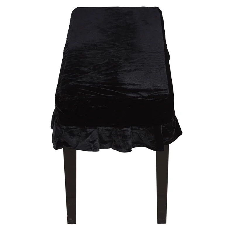 AS98-Piano Bench Cover Gold Velvet Piano Double Bench Cover Dust-Proof Thickened Piano Bench Cover Guzheng Piano Bench Cover