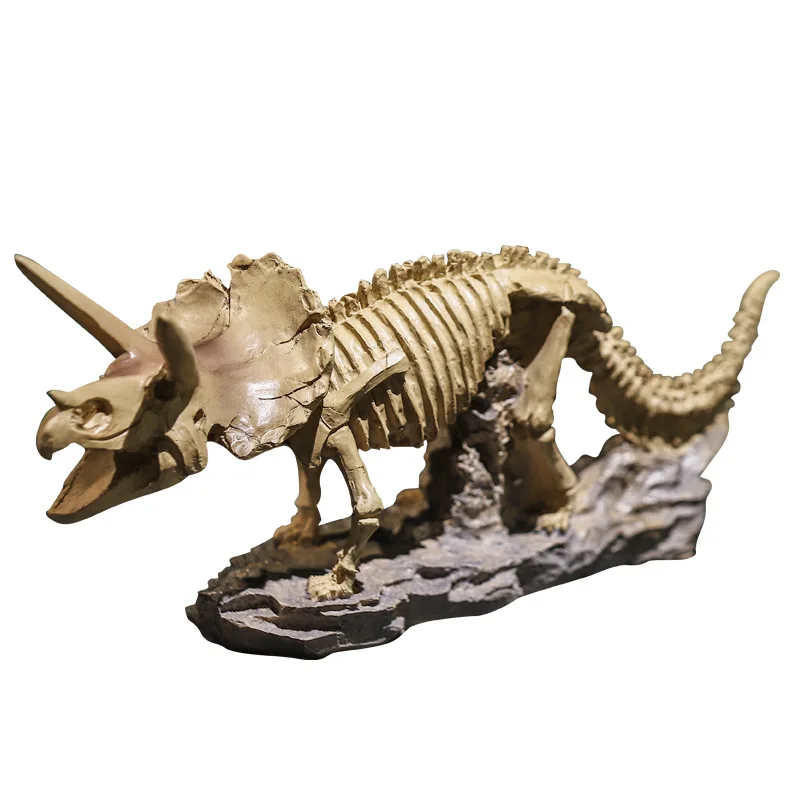 

Nordic simulation Triceratops creative animal resin handicraft ornament