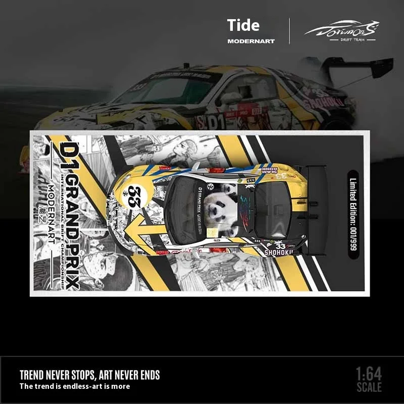 1:64 Toyota 86 D1 GP Drift Car MODERNART & DORIMONS  Alloy Diecast Model Competition Livery Replica Drift Team Collection