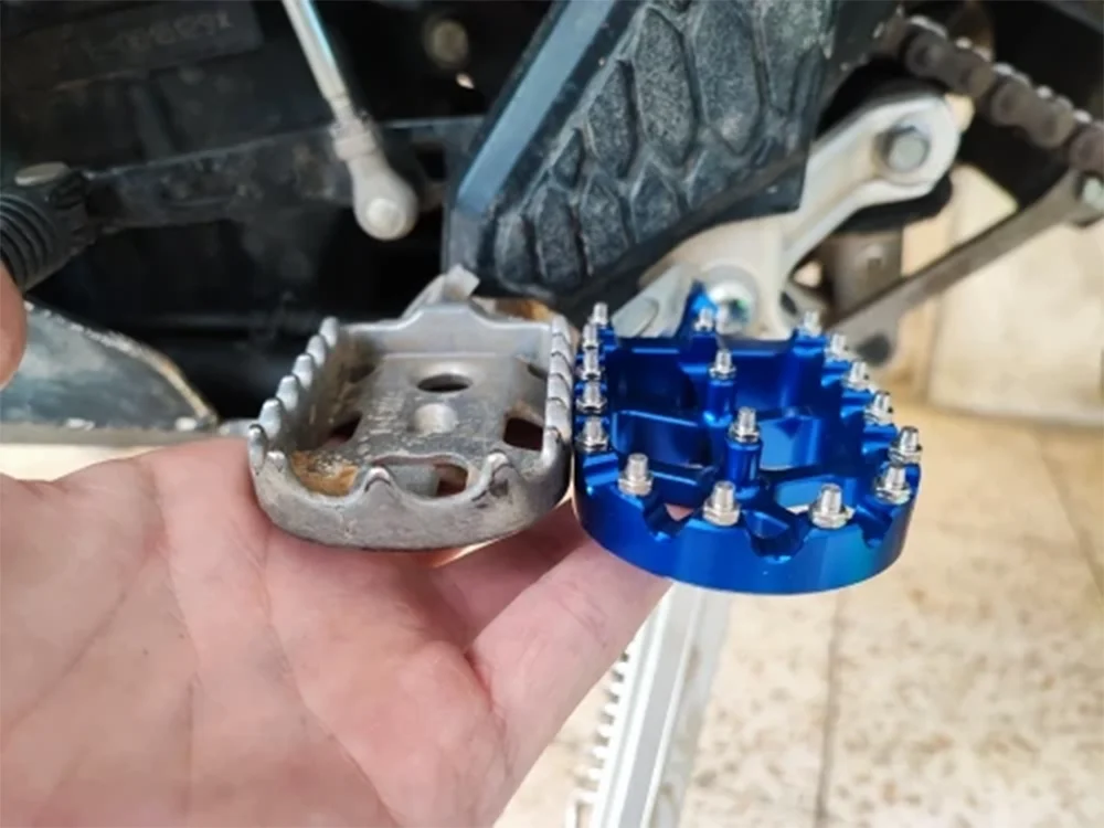 Für YAMAHA TENERE 700 7 RALLY World Raid XTZ700 XTZ 700 690 XT700Z Motorradzubehör Fußstützen Fußrasten Pedale – Detail 7