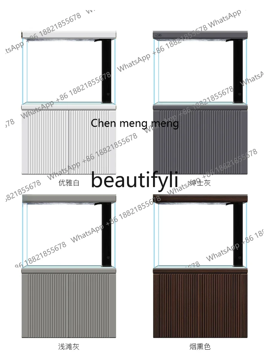 c6601 غرفة المعيشة حوض السمك التقسيم المنزلية مدخل صغير شاشة بيضاء للغاية أسفل مرشح الطابق 2024 نموذج جديد #3