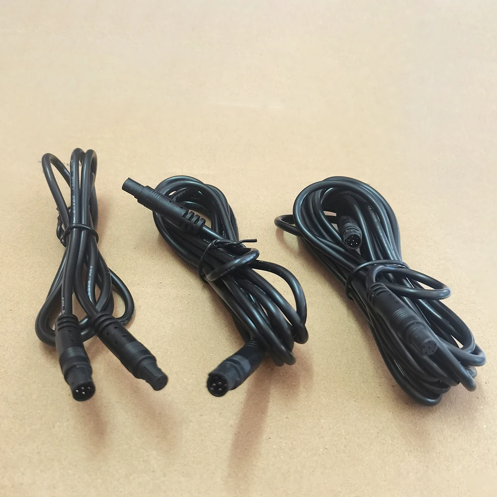 1 Stück 4/5/6/8-poliges Verlängerungskabel für Autokameras, Stecker auf Buchse, 1 m, 2 m, 3 m, Kabelsatz für die Videoverbindung der Rückfahrkamera. – Detail 6