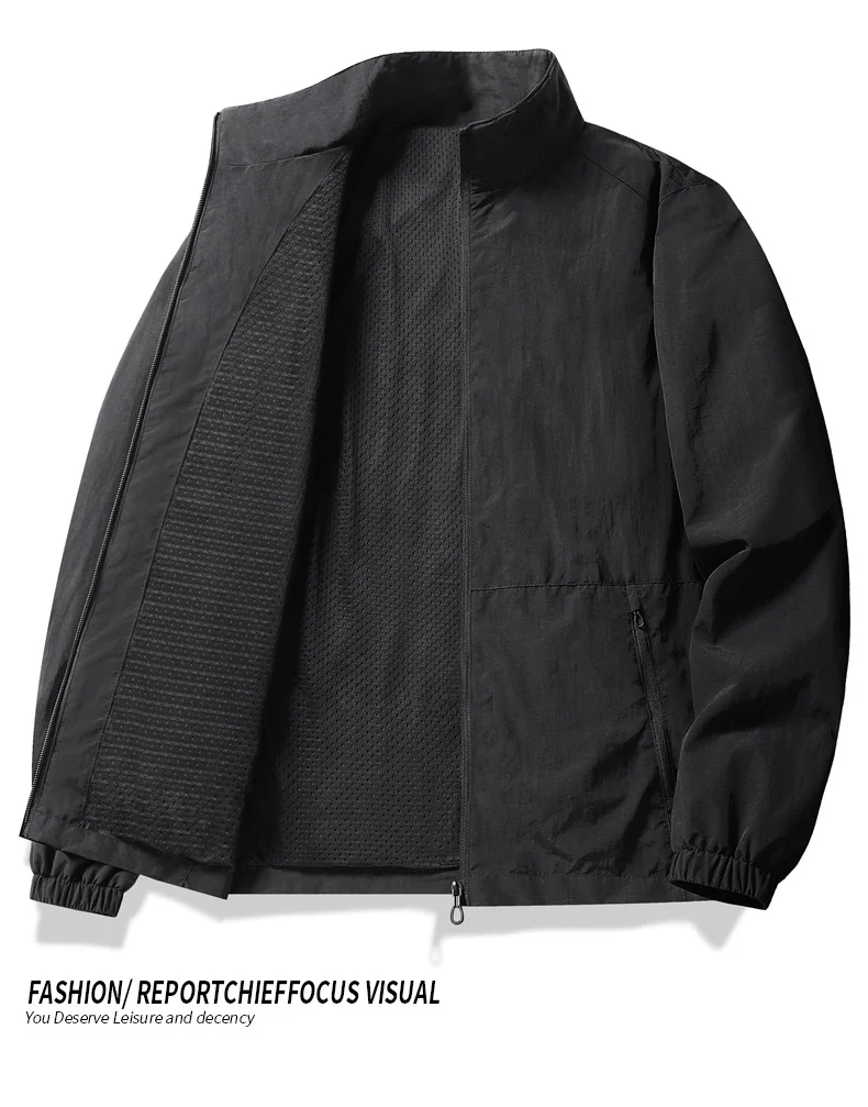Neue Herbstkollektion: Herren-Baseballjacke, Outdoor-Sportjacke im lockeren koreanischen Stil, lässige Oberbekleidung. – Detail 11
