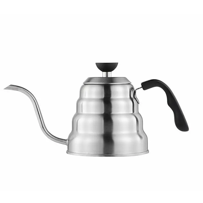 

Stainless Steel Hand Drip Coffee Maker Long Spout Fine Mouth Coffee Drip Pot, 1.0L/1.2L
