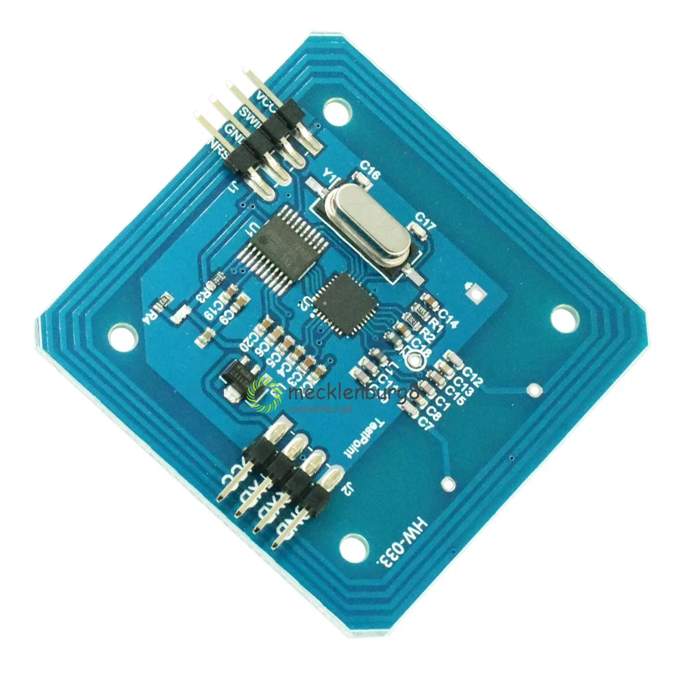 RC522 RFID Reader Module Serial 13.56 MHz Card Reader IC MFRC522 RF UART Module TTL Interface for Arduino and Raspberry Pi