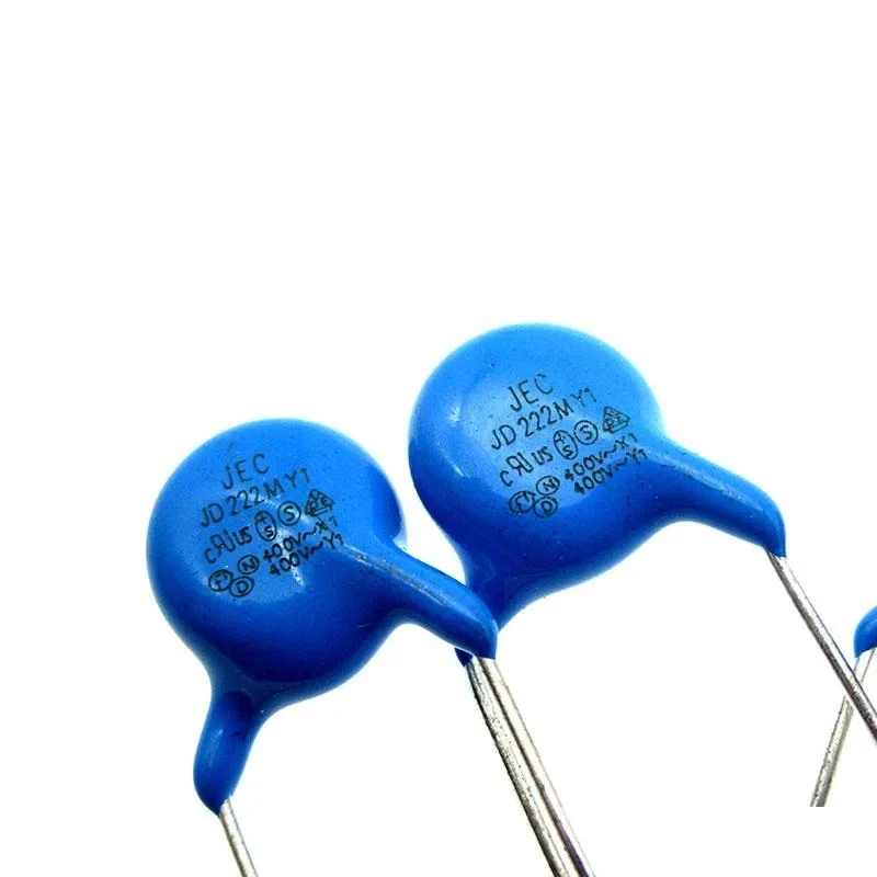 Y Capacitor JEC JD222M Taiwan Safety Ceramic Chip X1 400AC Y1 400VAC Pitch 10