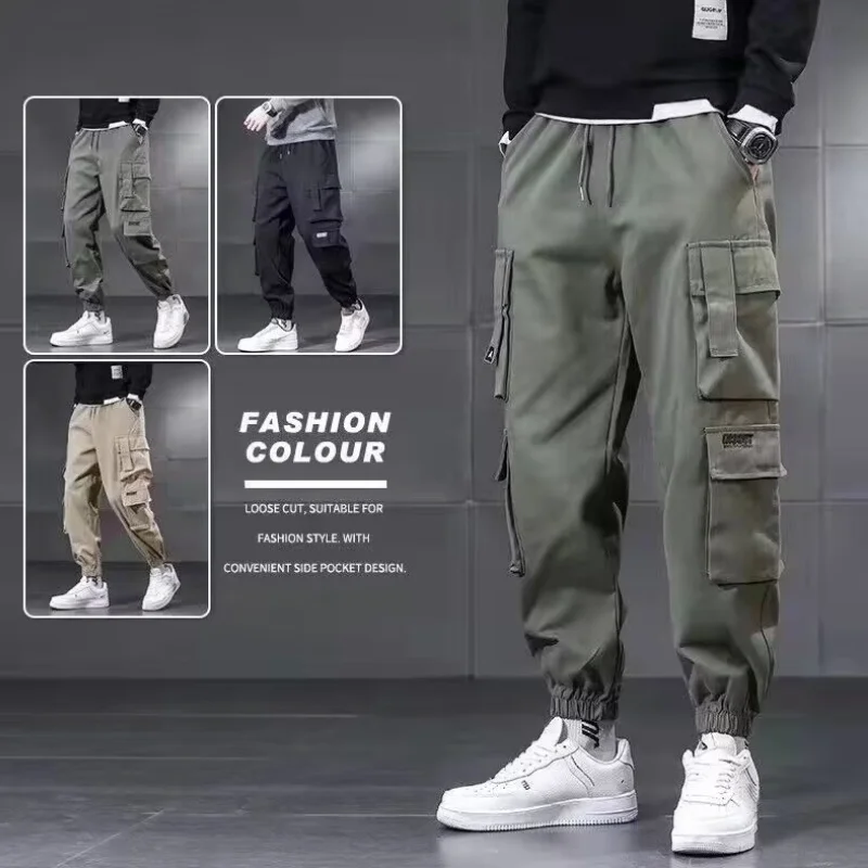 

Men's Pants Overalls Four Season Clothing Thermal Trousers Y2K Joggers Baggy Sweats Loose Streetwear Youth Sweetpants Wholesale